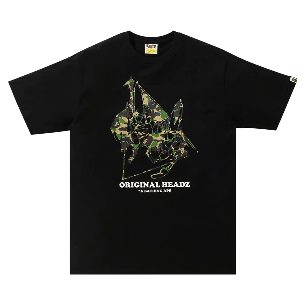 BAPE Unkle Pointman Logo T-Shirt Black