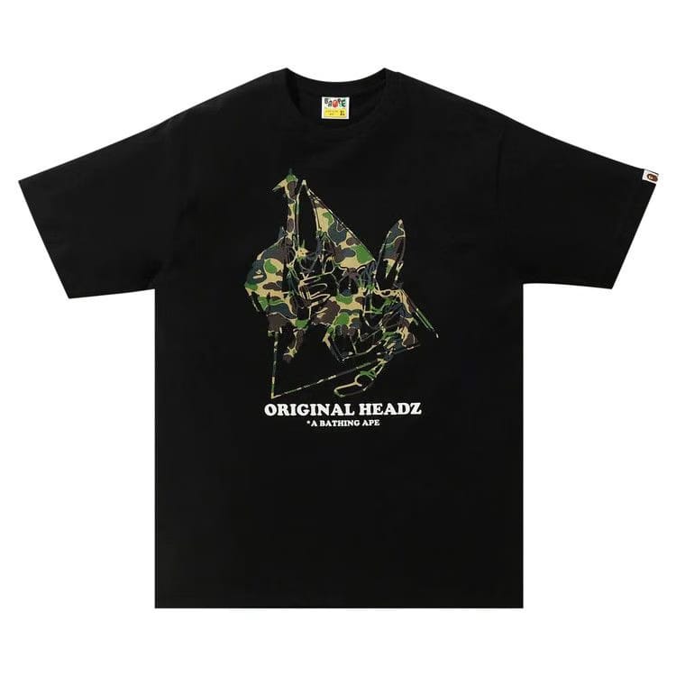 BAPE Unkle Pointman Logo T-Shirt Black