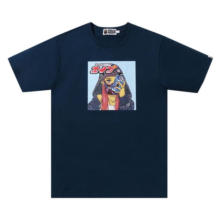 BAPE Girl T-Shirt Navy