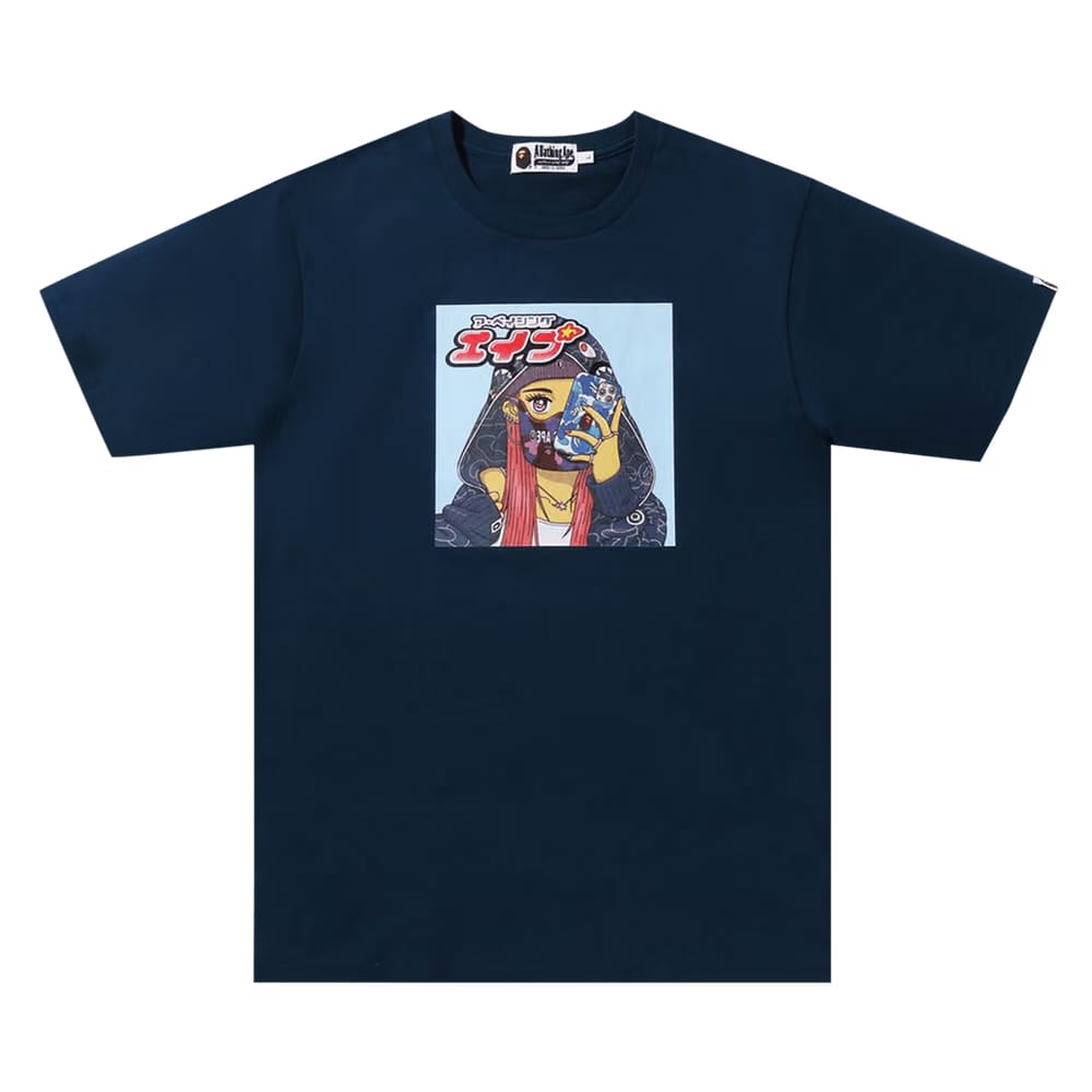 BAPE Girl T-Shirt Navy