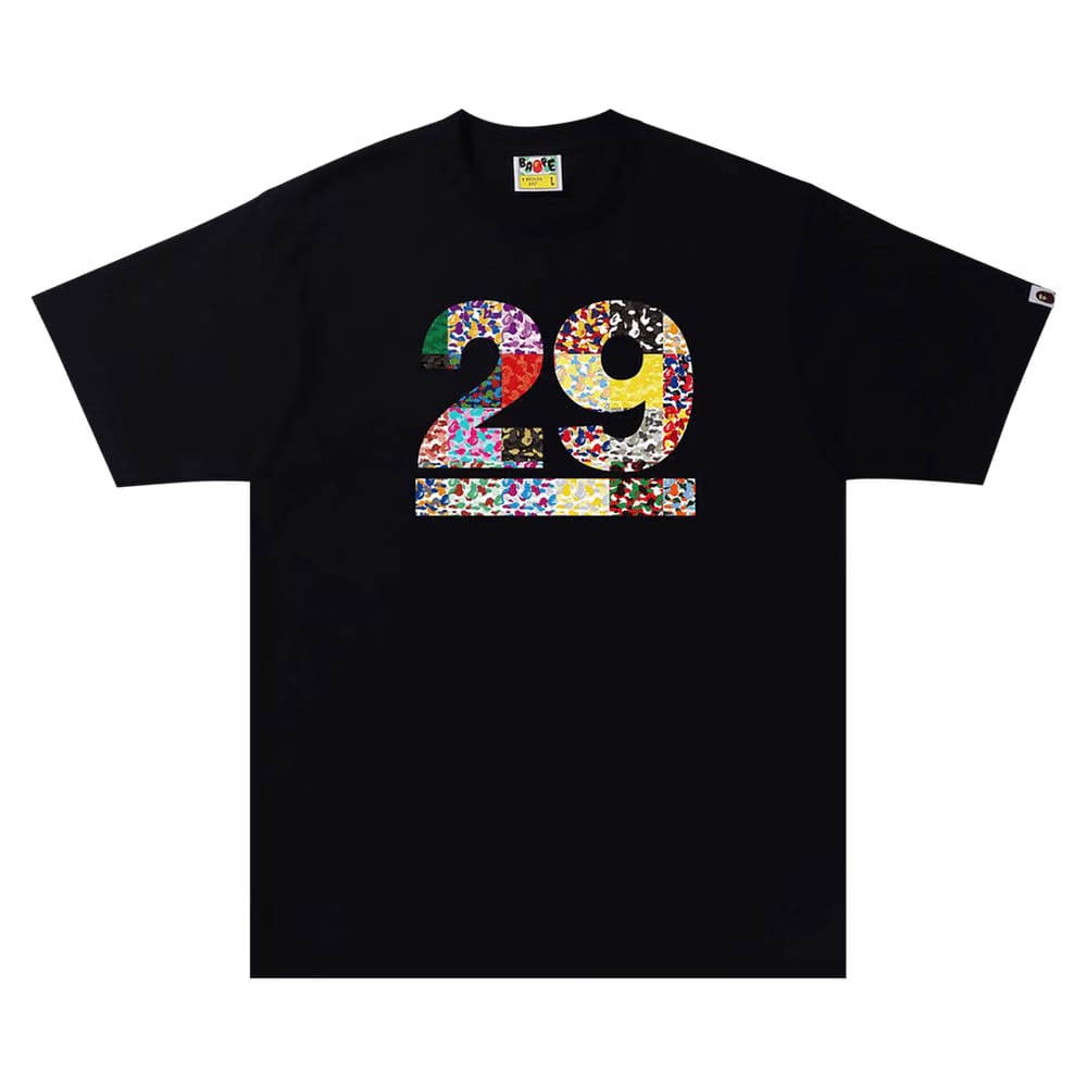 BAPE 29th Anniversary T-Shirt Black