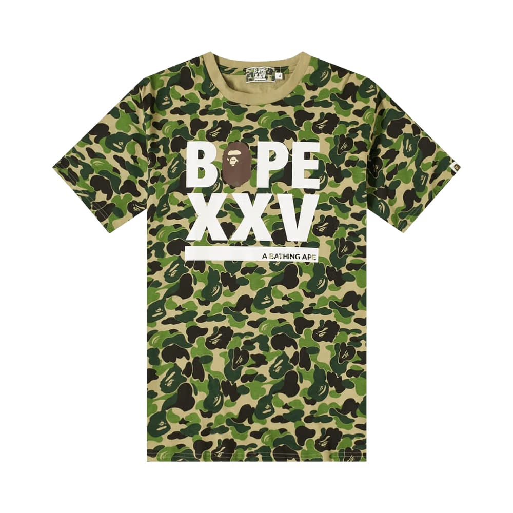 BAPE ABC Bape XXV Logo T-Shirt Multicolor