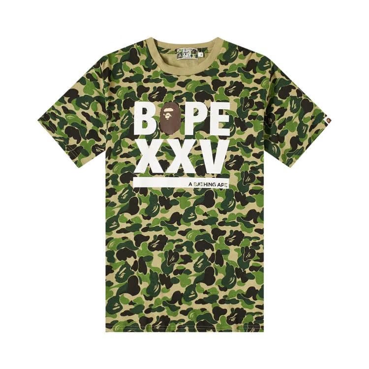 BAPE ABC Bape XXV Logo T-Shirt Multicolor