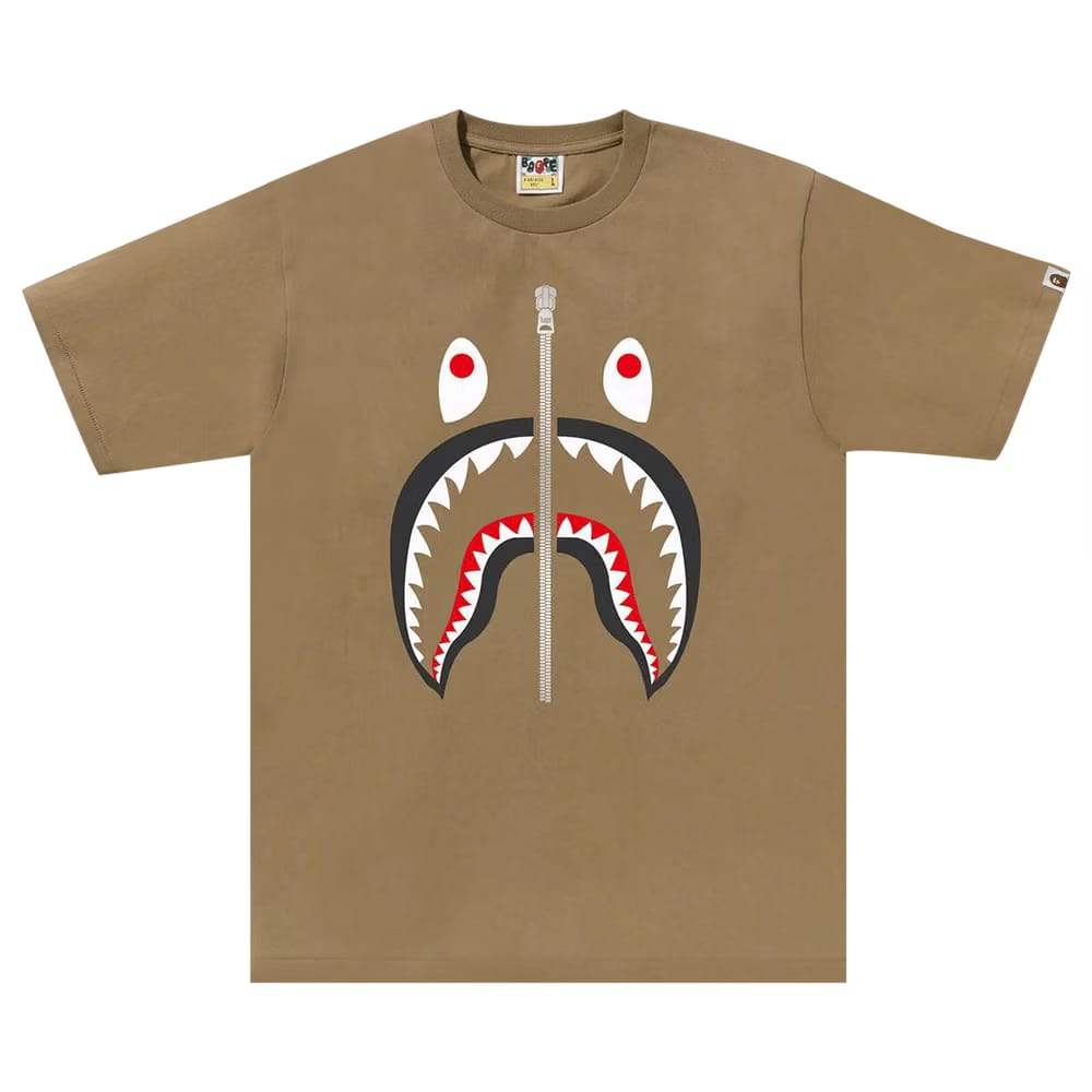 BAPE Shark T-Shirt Beige