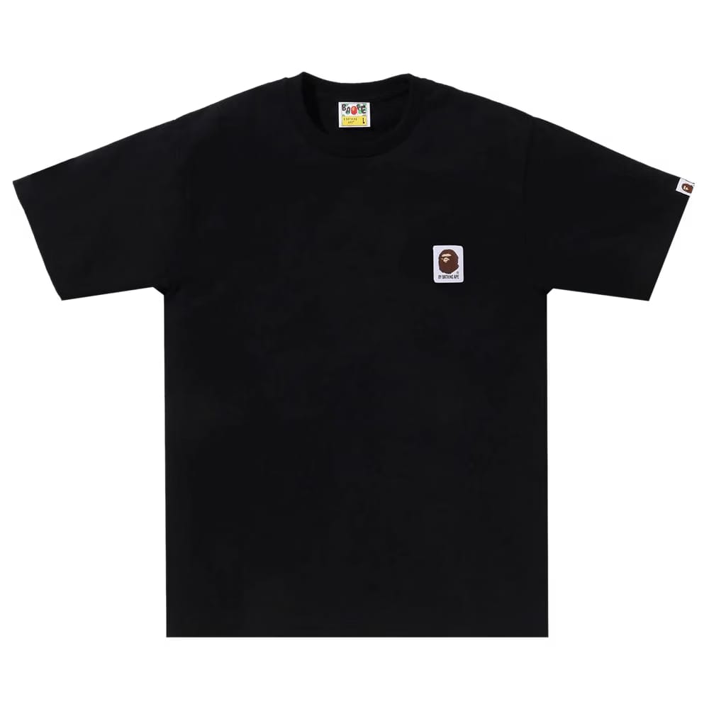 BAPE Ape Head Label T-Shirt Black