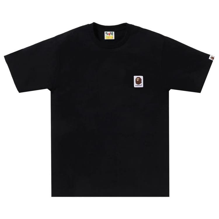 BAPE Ape Head Label T-Shirt Black