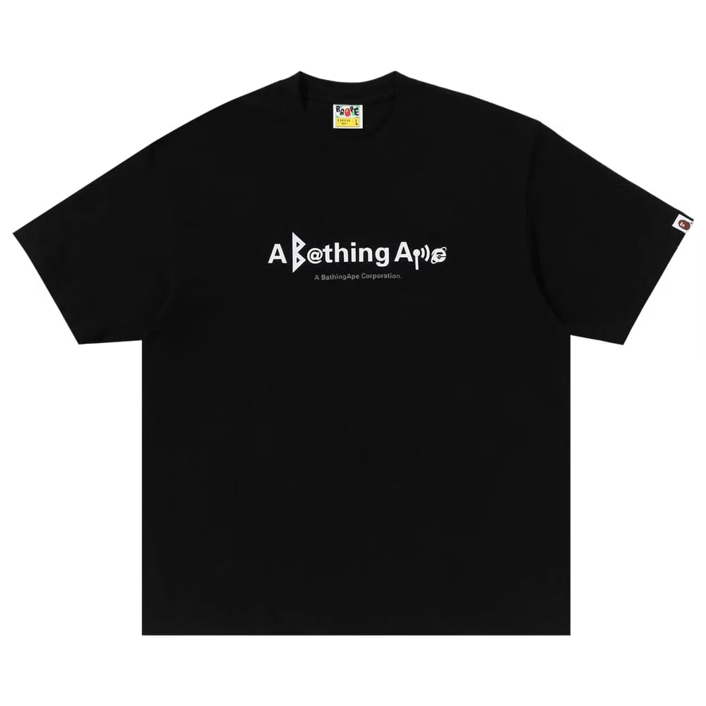BAPE Symbol Logo Relaxed Fit T-Shirt Black