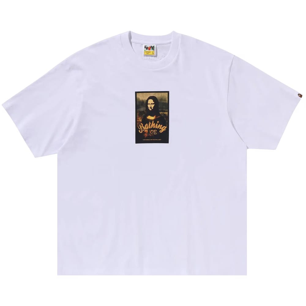 BAPE Art Print Relaxed Fit T-Shirt White