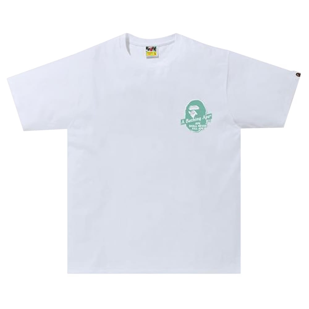 BAPE Circle T-Shirt White/Green