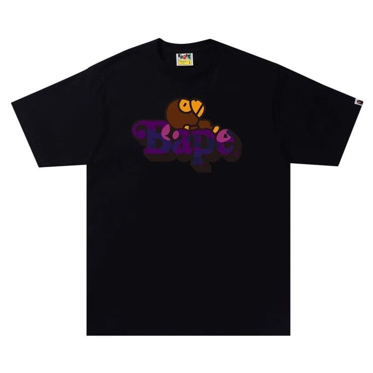 BAPE Color Camo Milo On Bape T-Shirt Black/Purple