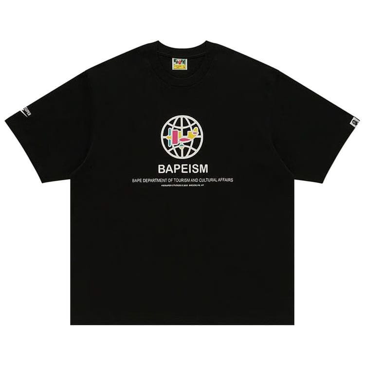BAPE x KidSuper Bapeism Logo T-Shirt Black