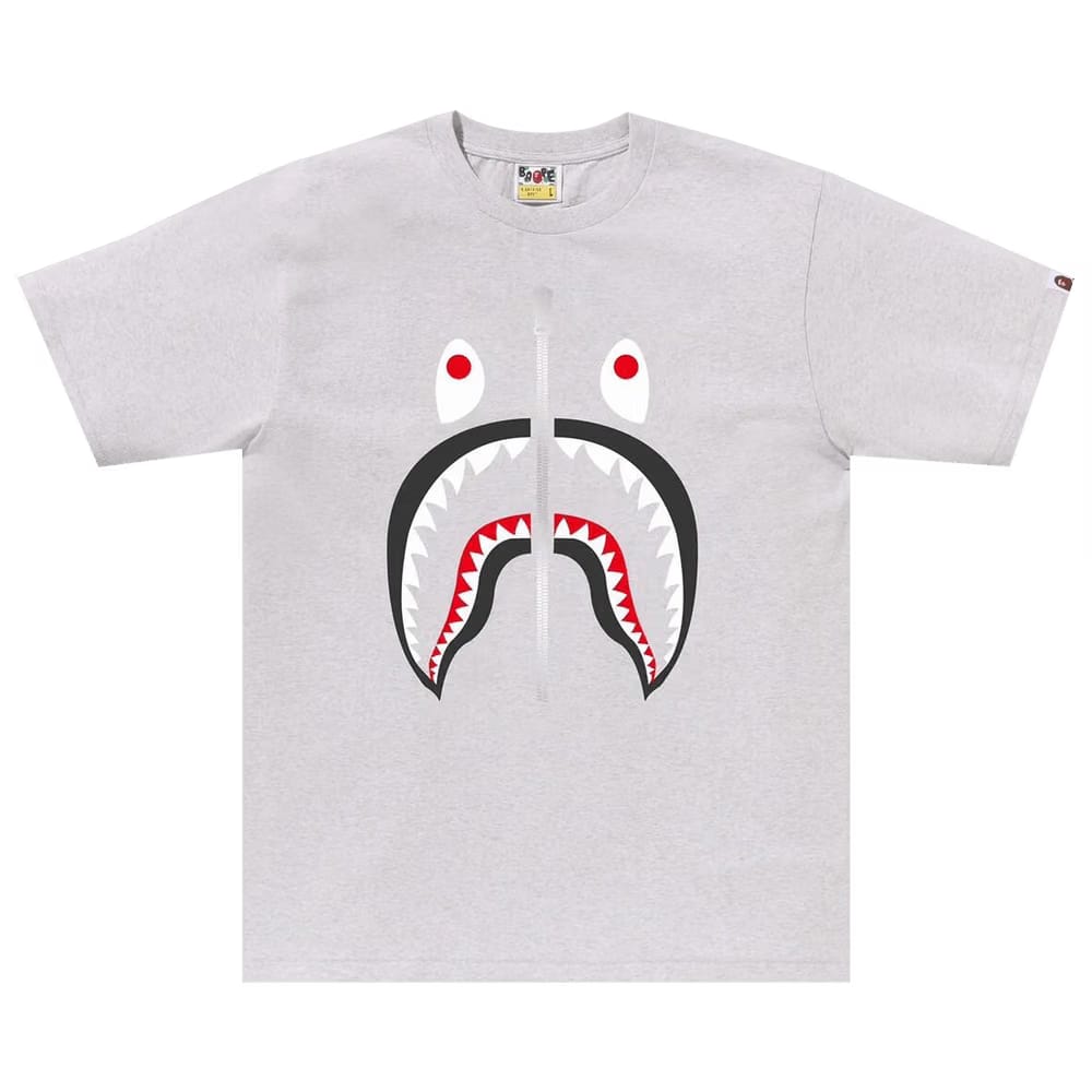 BAPE Shark T-Shirt Grey