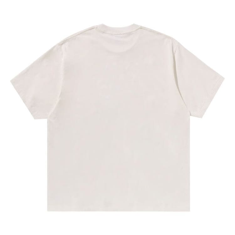 BAPE Spray Print Logo Relaxed Fit T-Shirt Ivory