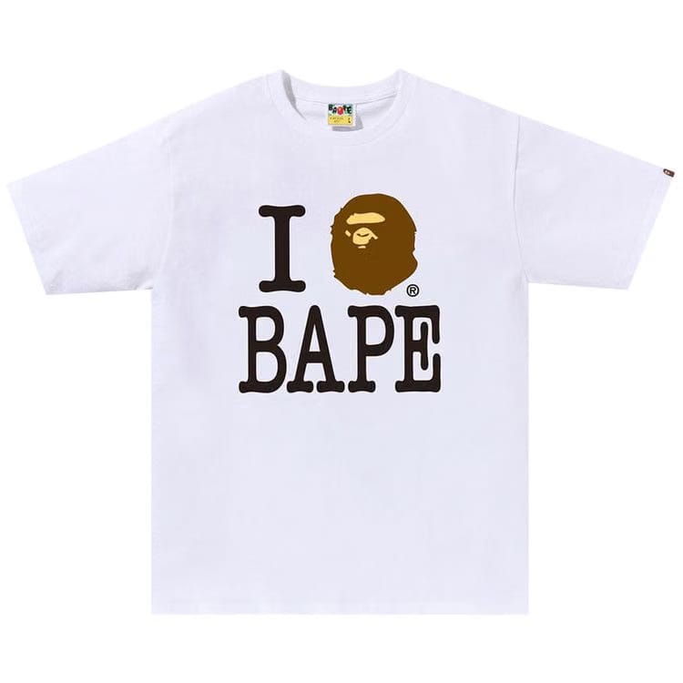 BAPE I Love BAPE T-Shirt White