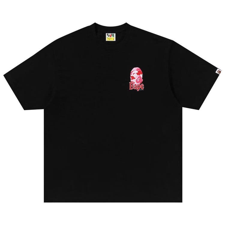BAPE Flora Ape Head Relaxed Fit T-Shirt Black