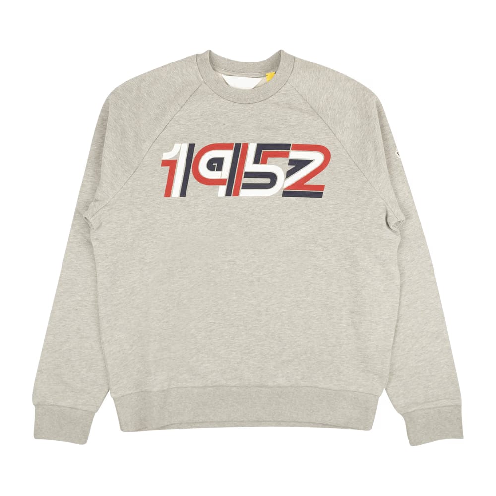 Moncler 1952 Maglia Hoodie Sweatshirt Grey
