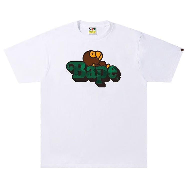 BAPE Color Camo C Milo On T-Shirt White/Green