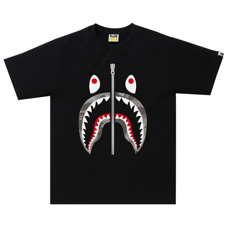 BAPE Color Camo Shark T-Shirt Black/Grey