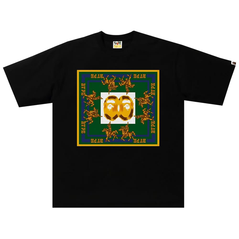 BAPE Double Ape Head RLX T-Shirt Black
