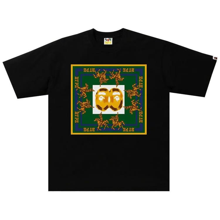 BAPE Double Ape Head RLX T-Shirt Black