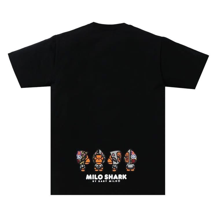 BAPE Milo Shark T-Shirt Black/Grey