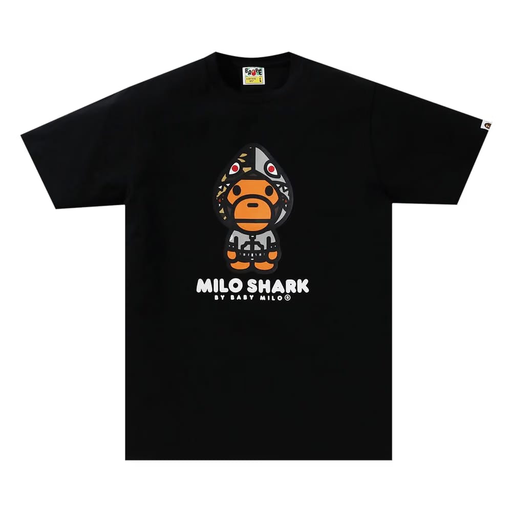 BAPE Milo Shark T-Shirt Black/Grey