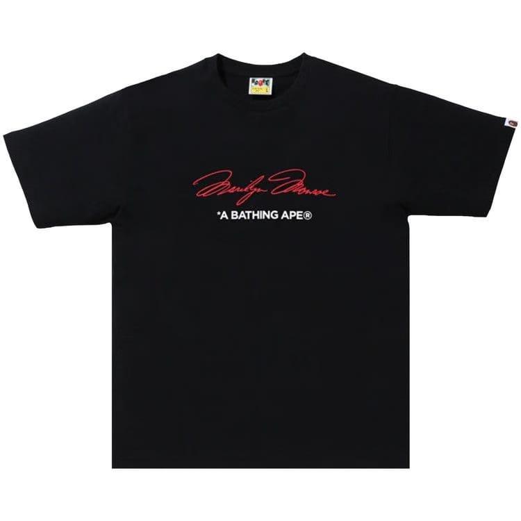 BAPE x Marilyn Monroe T-Shirt #2 Black