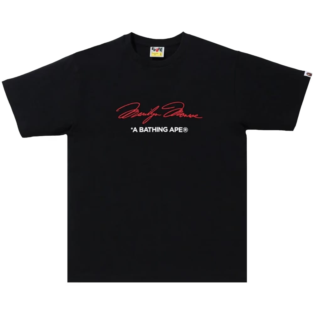 BAPE x Marilyn Monroe T-Shirt #2 Black