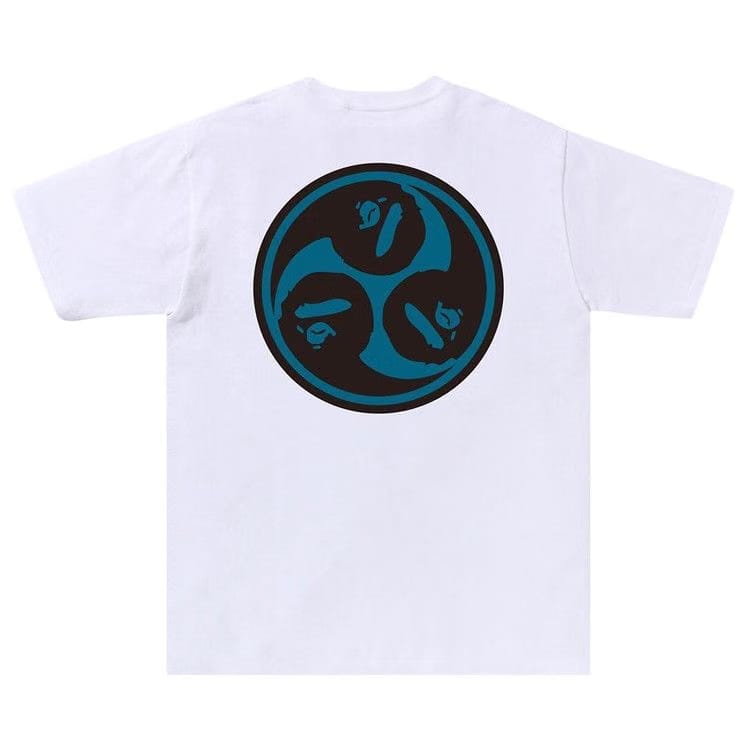BAPE Japan Culture Mitsudomoe T-Shirt White
