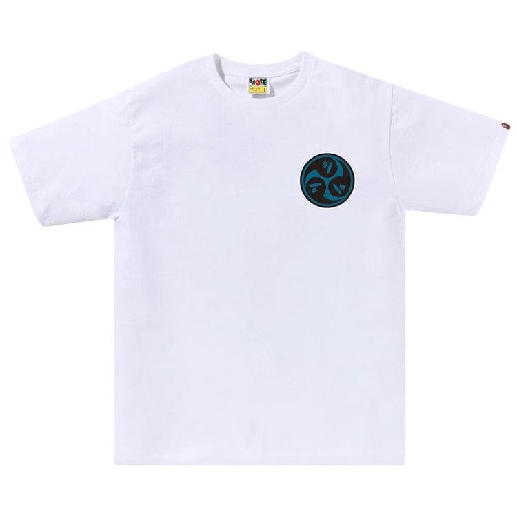 BAPE Japan Culture Mitsudomoe T-Shirt White
