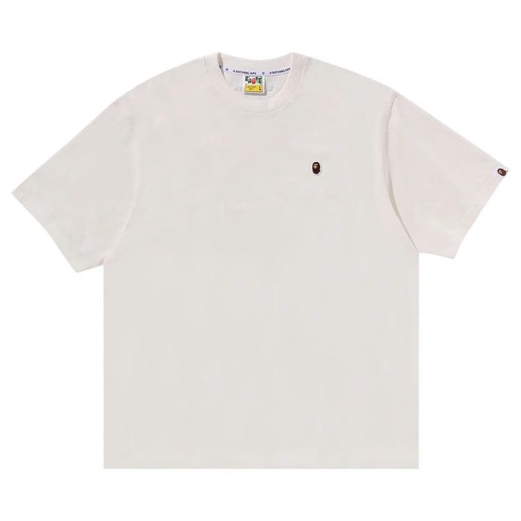 BAPE One Point Relaxed Fit T-Shirt Ivory