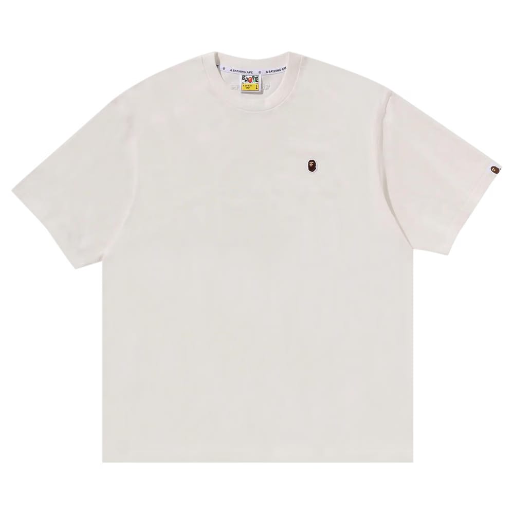 BAPE One Point Relaxed Fit T-Shirt Ivory