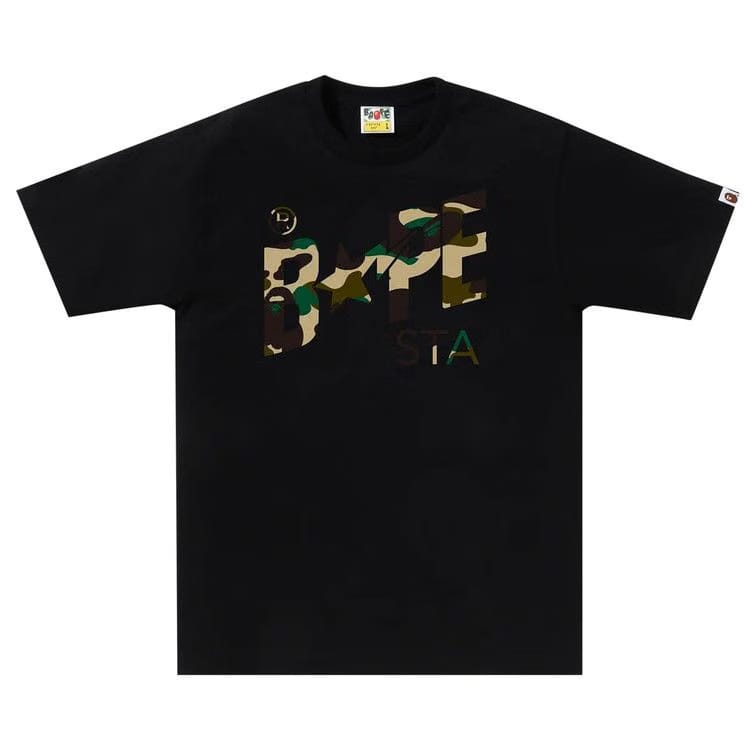 BAPE 1st Camo Bape Sta T-Shirt Black/Yellow