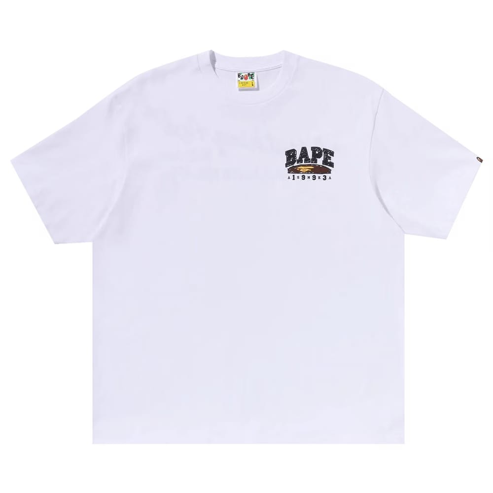 BAPE Hand Draw Relaxed Fit T-Shirt White