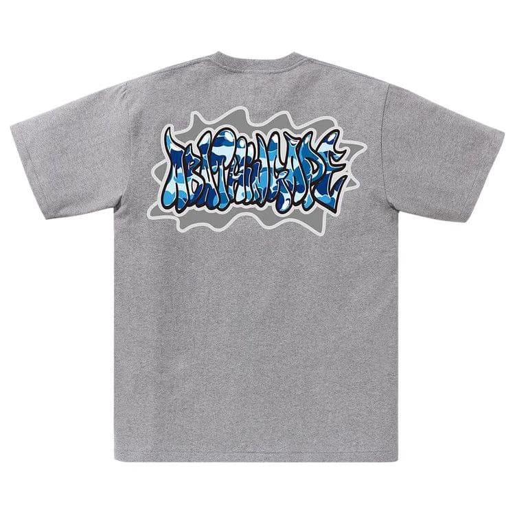 BAPE ABC Camo Spray Can T-Shirt Grey