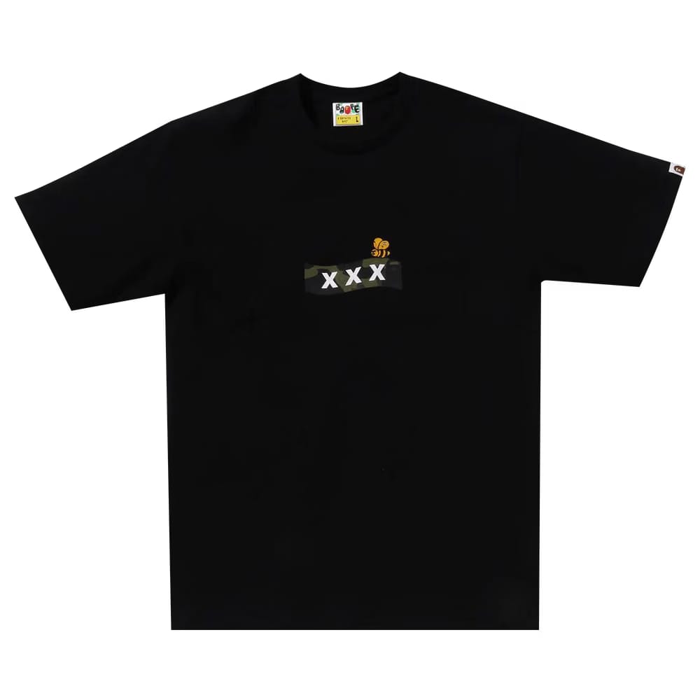 BAPE x God Selection XXX T-Shirt Black