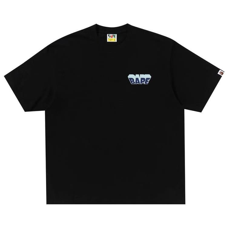 BAPE Graffiti Logo Relaxed Fit T-Shirt Black