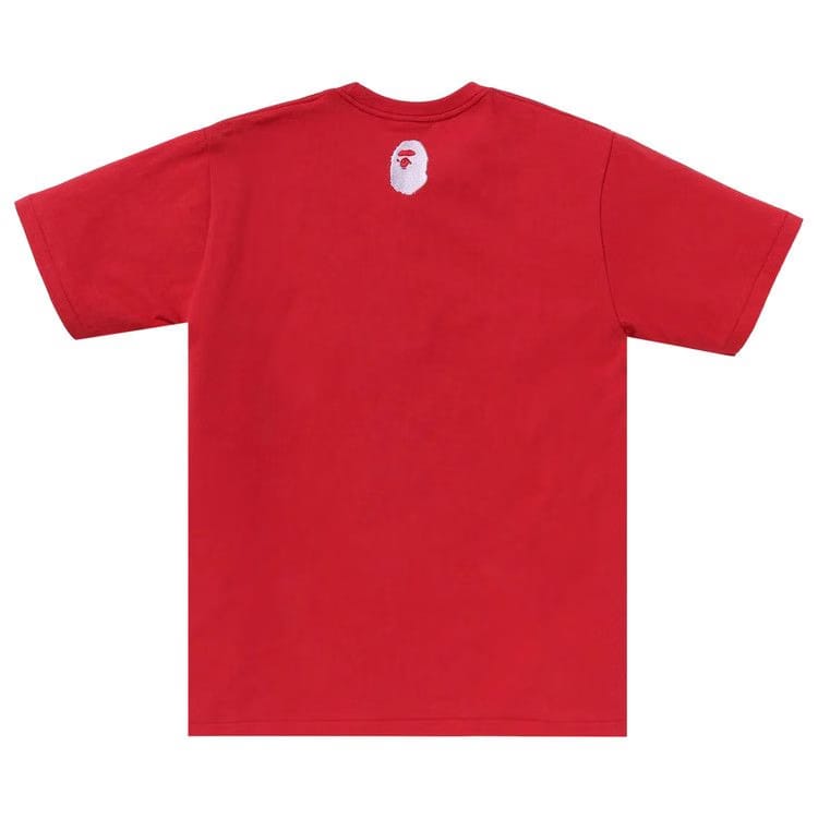 BAPE A Bathing Ape Logo T-Shirt Red