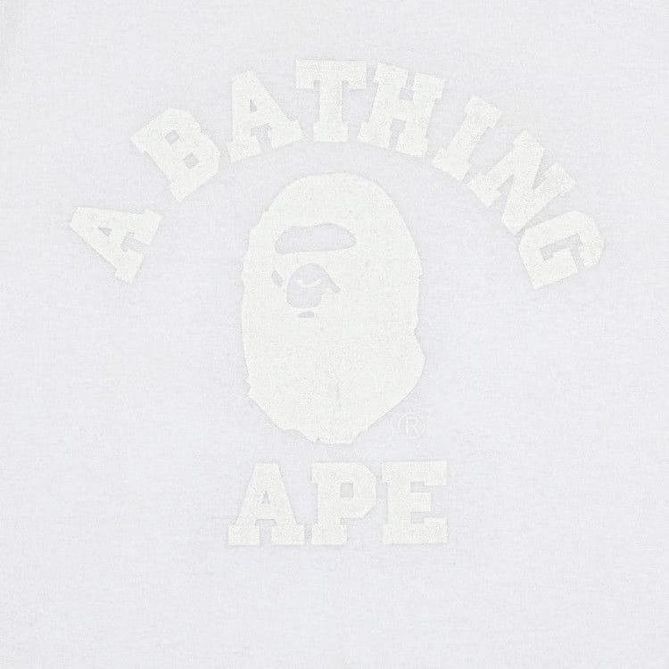 GOAT Exclusive BAPE College T-Shirt In White