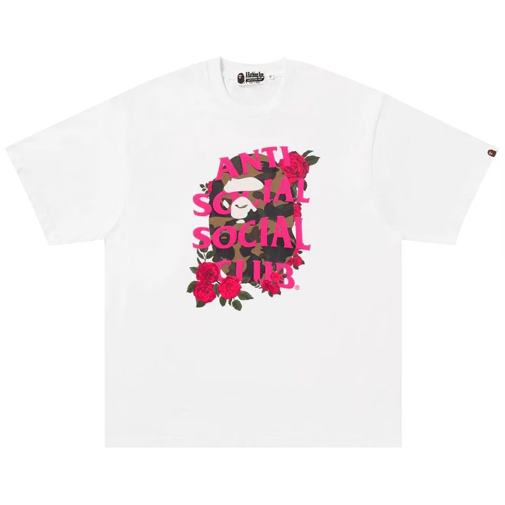 BAPE x Anti Social Social Club T-Shirt #1 White
