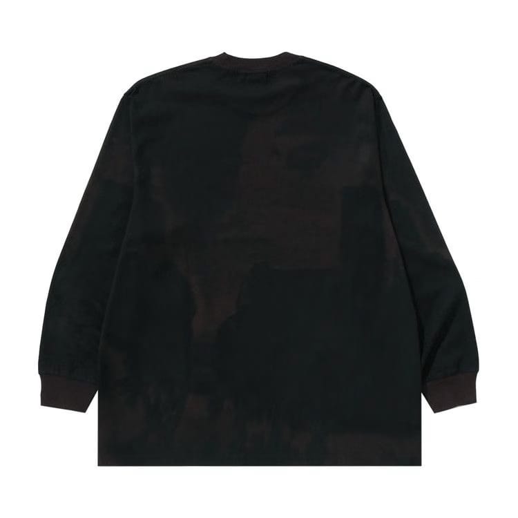 BAPE Overprint Logo Relaxed Fit Long-Sleeve T-Shirt Black