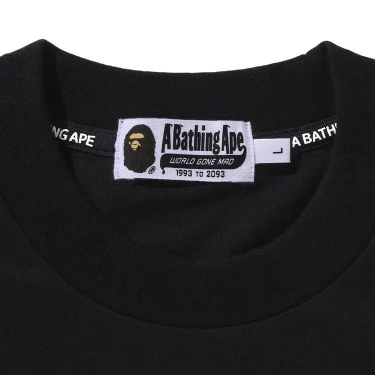 BAPE One Point Ape Head Relaxed Fit Long-Sleeve T-Shirt Black