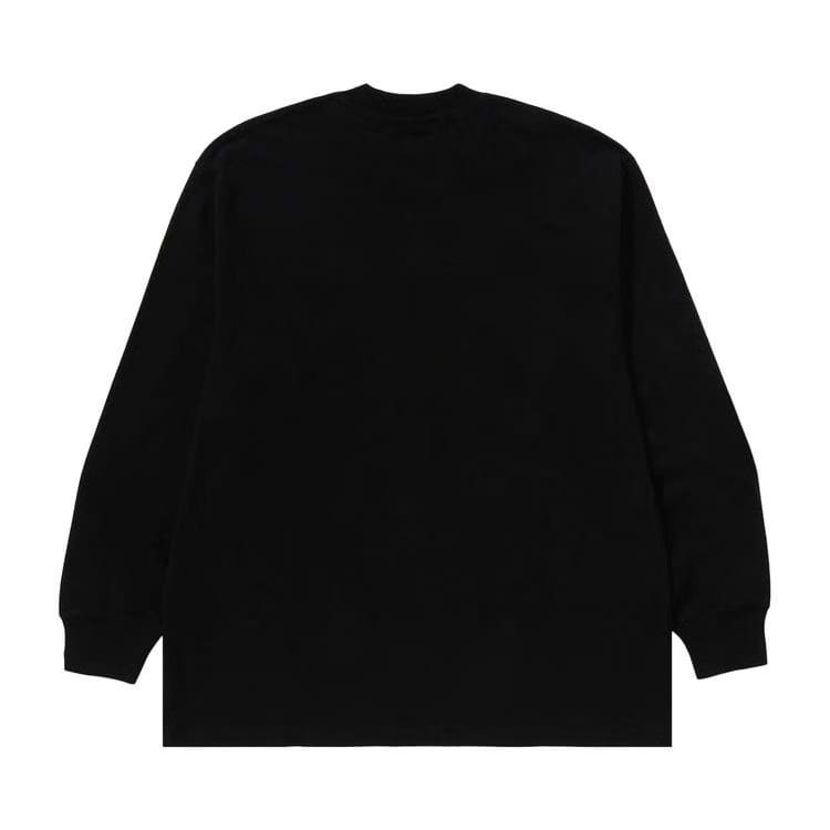 BAPE One Point Ape Head Relaxed Fit Long-Sleeve T-Shirt Black