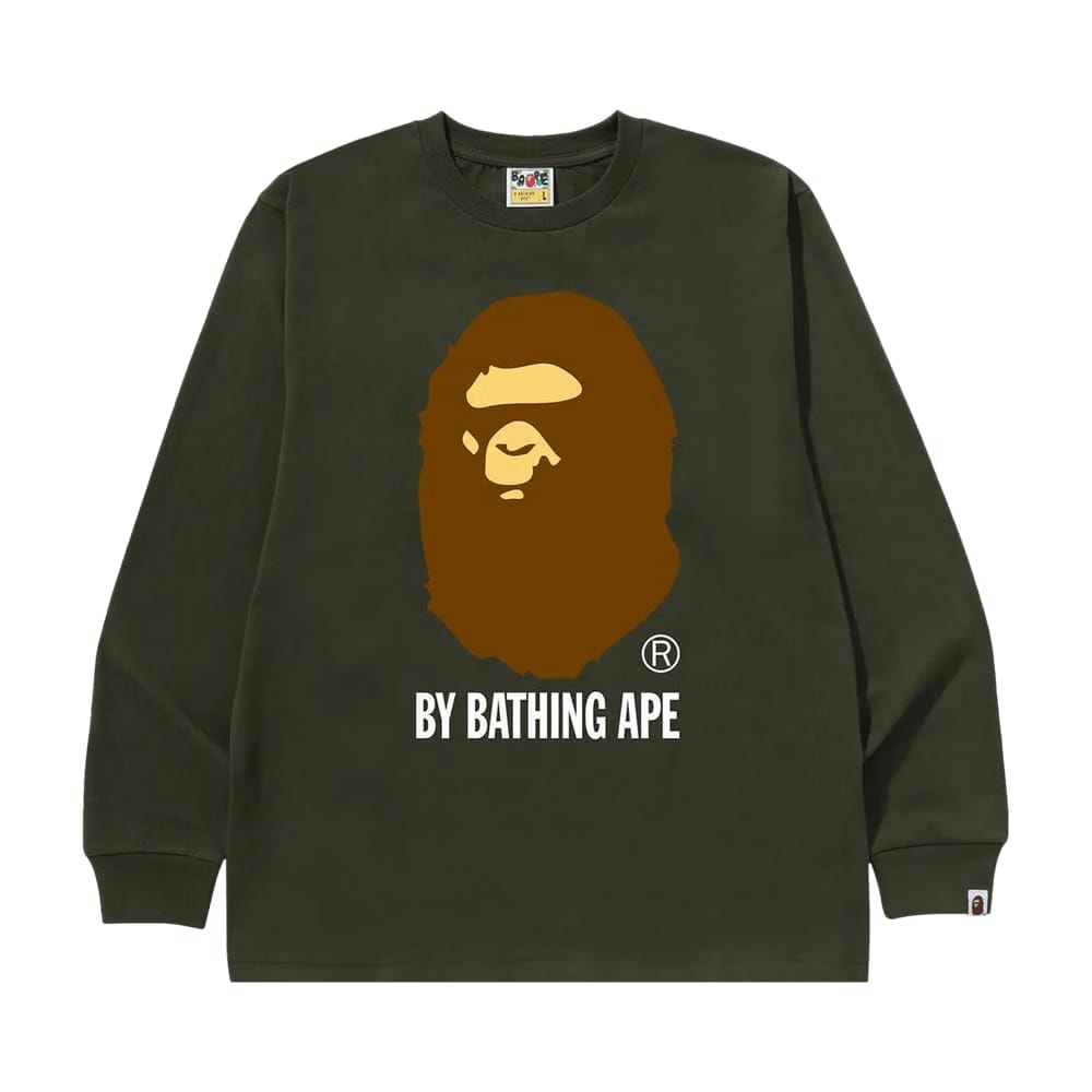 BAPE By Bathing Ape Long-Sleeve T-Shirt Olive Drab