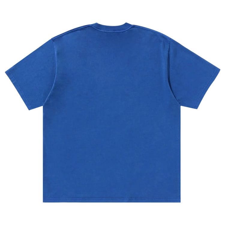 BAPE Garment Dye College Relaxed Fit T-Shirt Blue