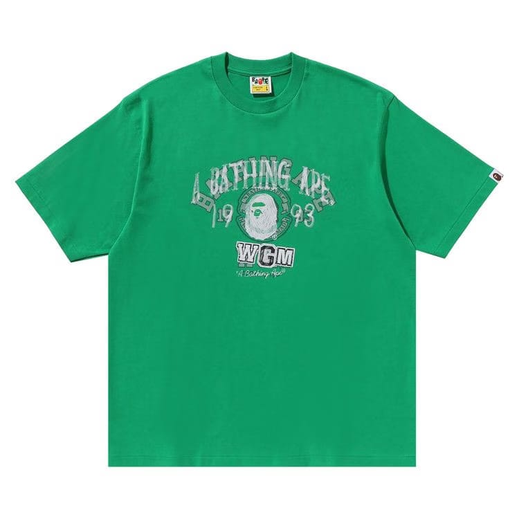 BAPE Layered College Relaxed Fit T-Shirt Green