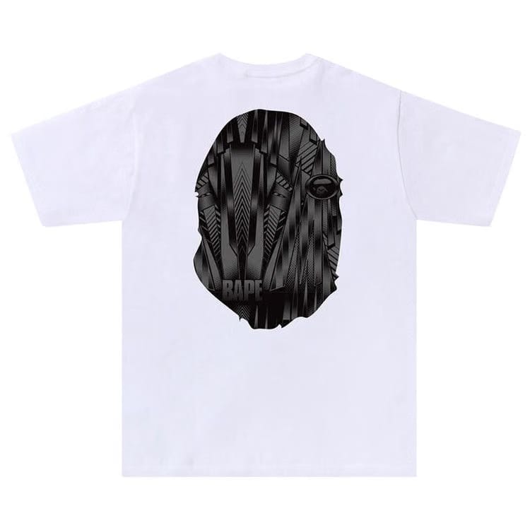 BAPE Speed Racer Big Ape Head T-Shirt White/Black