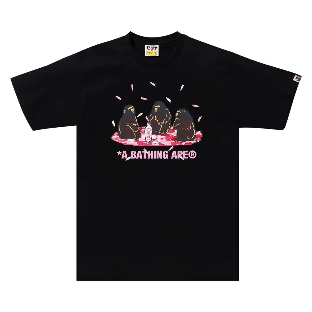 BAPE Sakura Viewing T-Shirt Black