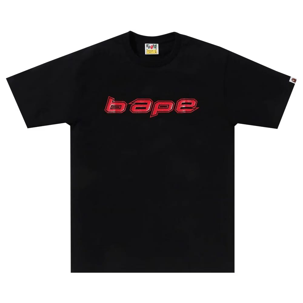 BAPE Silicon Logo T-Shirt Black