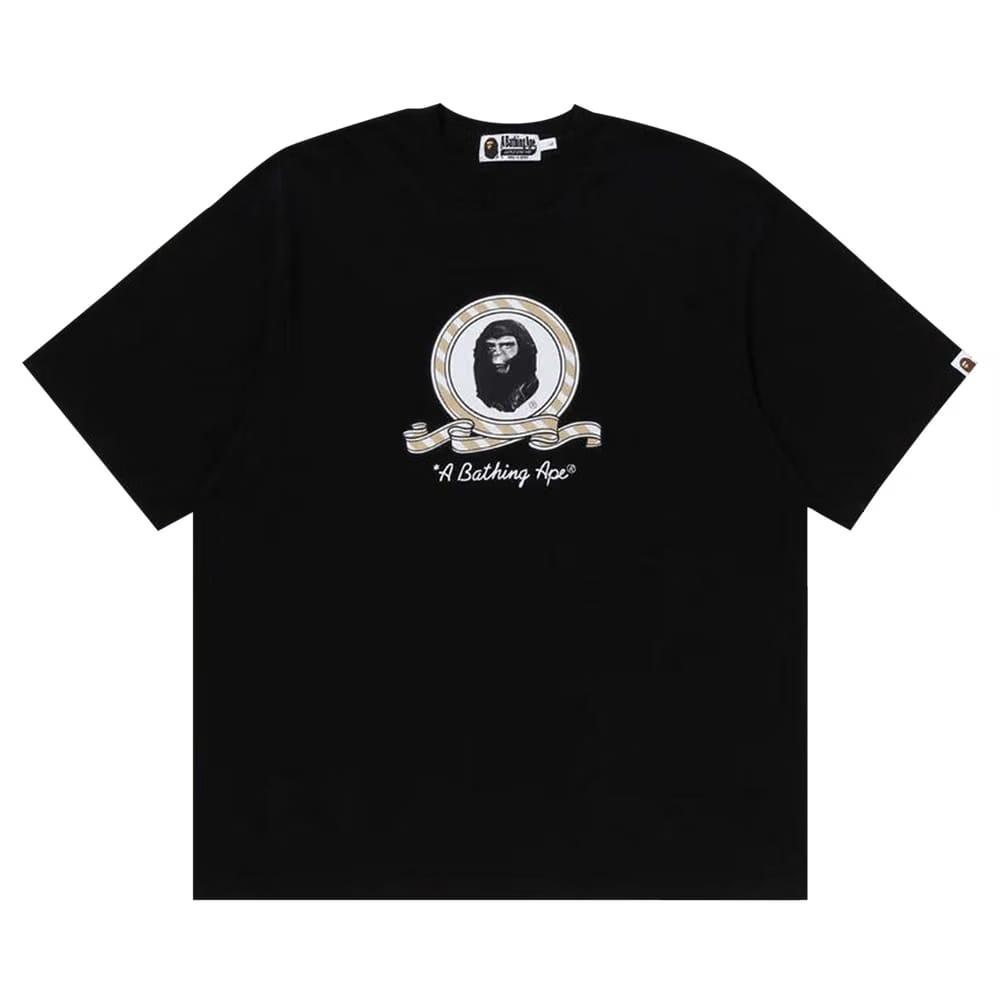BAPE Graphic Relaxed Fit T-Shirt Black